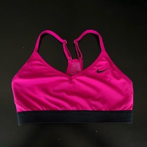 Nike Bright Pink Dri-Fit Sports Bra